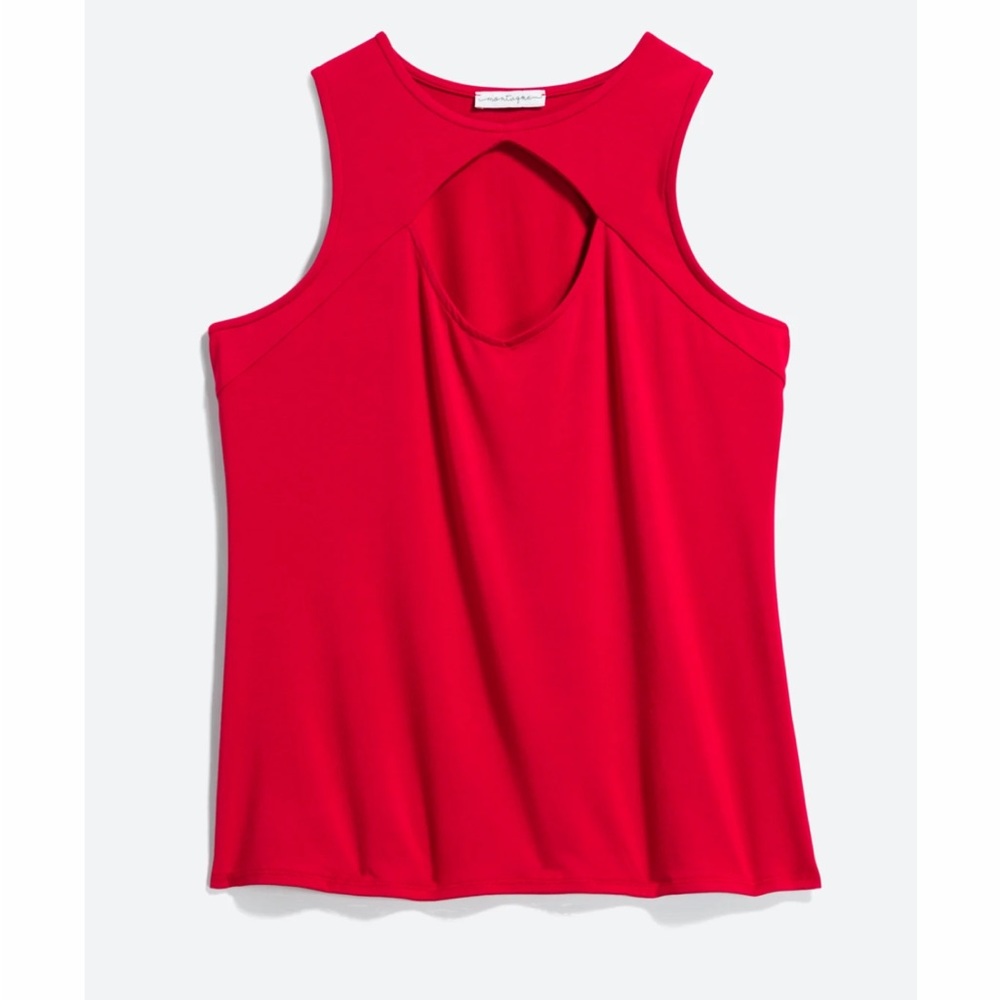 MONTAGNE Vivimi Keyhole Knit Top - Size Large